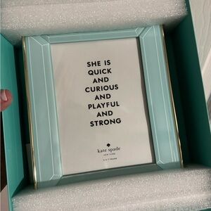kate spade Aqua Picture Frame